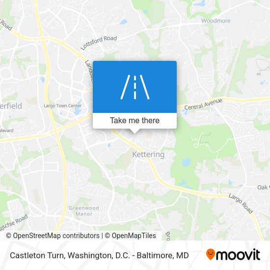 Castleton Turn map