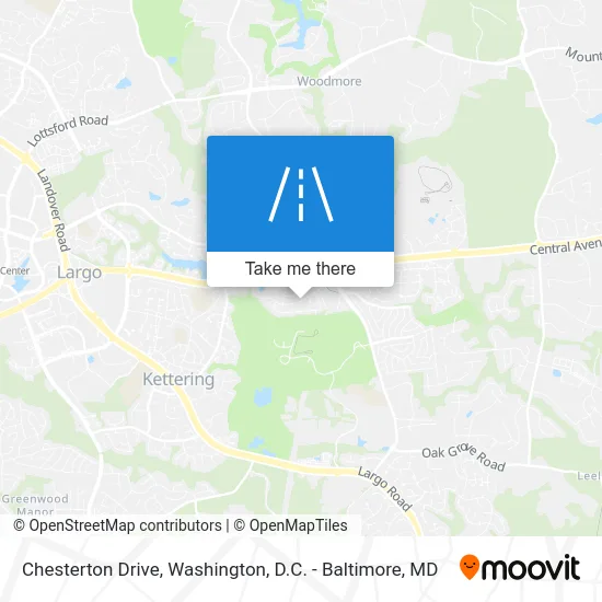 Chesterton Drive map