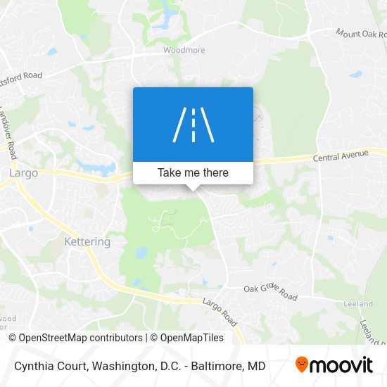 Mapa de Cynthia Court