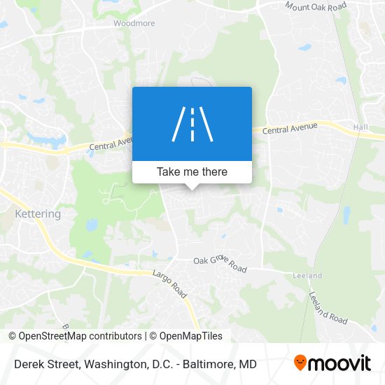 Mapa de Derek Street