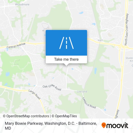 Mapa de Mary Bowie Parkway