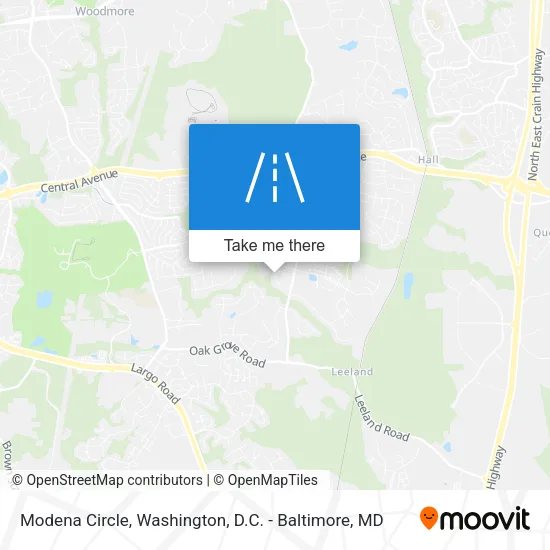 Modena Circle map
