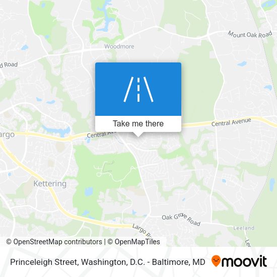 Mapa de Princeleigh Street