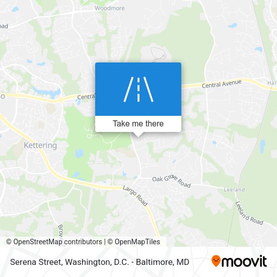 Serena Street map