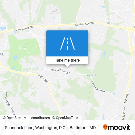 Mapa de Shannock Lane