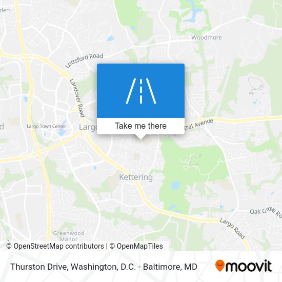 Thurston Drive map