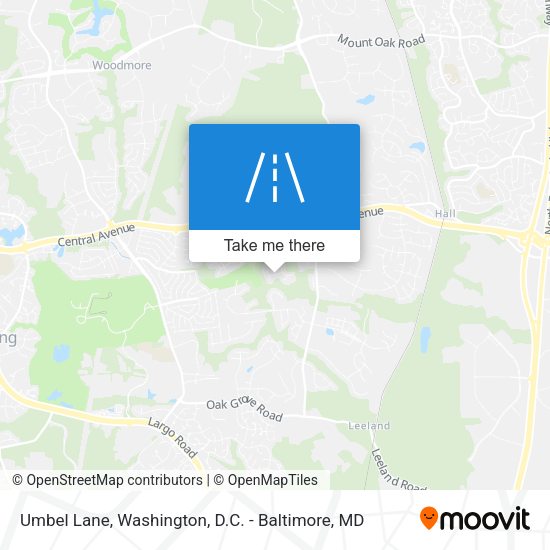Umbel Lane map