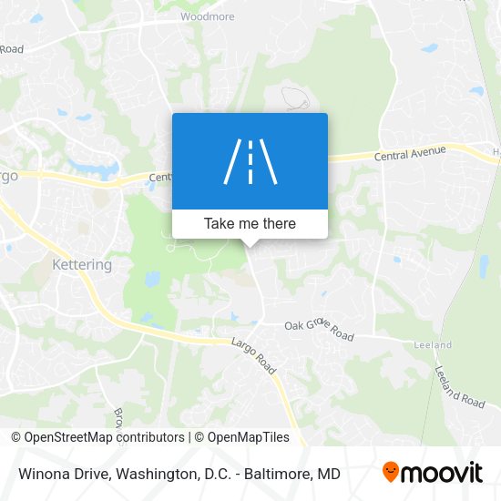 Winona Drive map