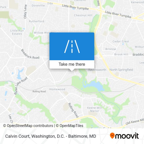 Calvin Court map