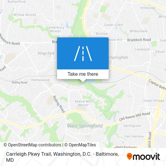 Mapa de Carrleigh Pkwy Trail