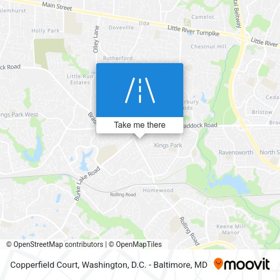 Copperfield Court map