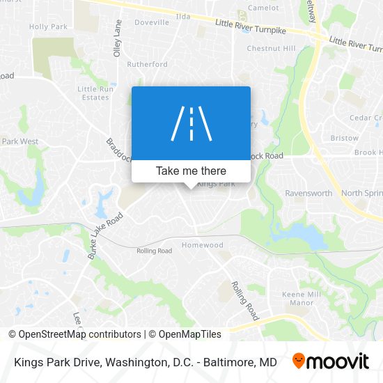 Kings Park Drive map