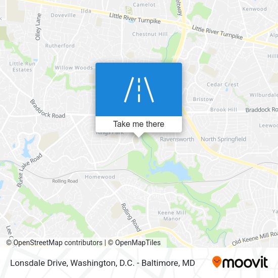 Lonsdale Drive map