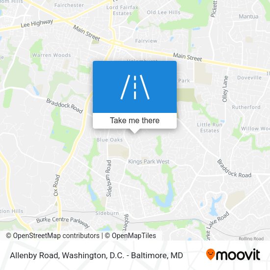 Allenby Road map