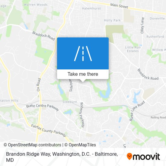 Mapa de Brandon Ridge Way