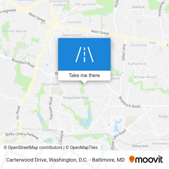 Carterwood Drive map