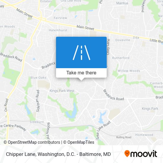 Mapa de Chipper Lane