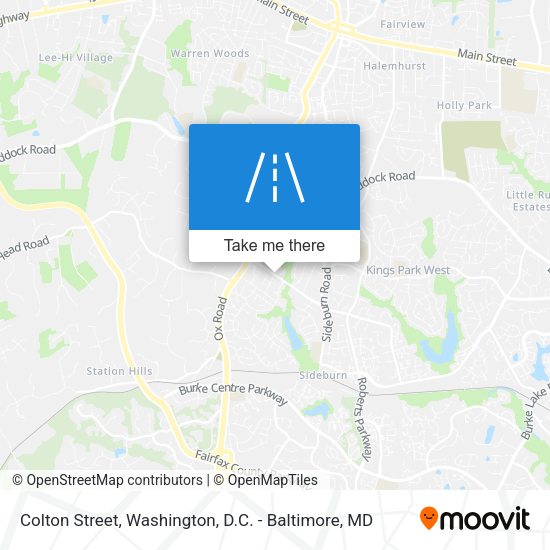 Colton Street map