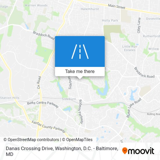 Mapa de Danas Crossing Drive