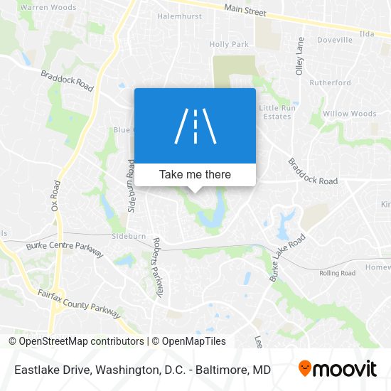 Eastlake Drive map
