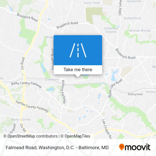 Mapa de Falmead Road