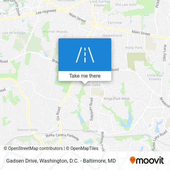Gadsen Drive map
