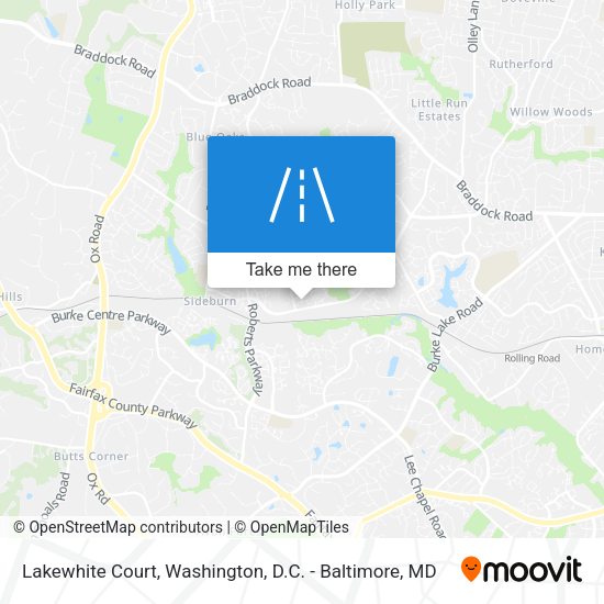 Lakewhite Court map