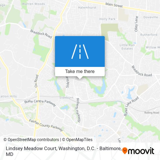 Mapa de Lindsey Meadow Court