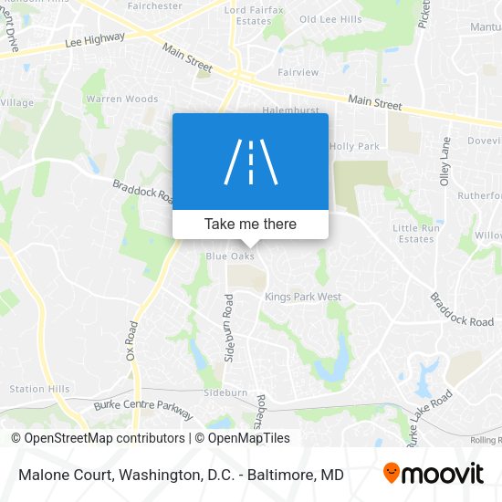 Malone Court map