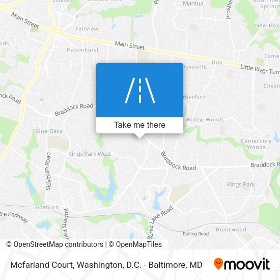 Mcfarland Court map