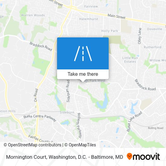 Mornington Court map