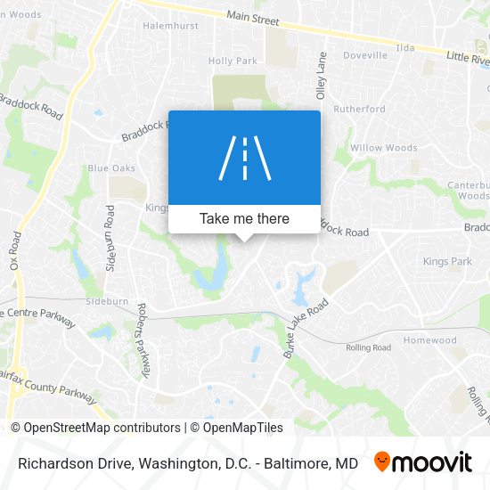 Richardson Drive map
