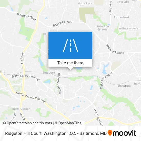Ridgeton Hill Court map