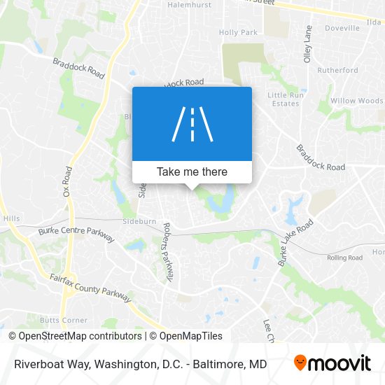 Riverboat Way map