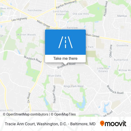 Tracie Ann Court map
