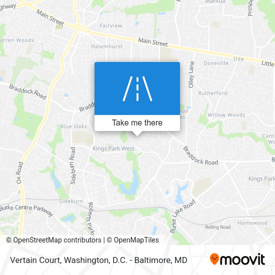 Vertain Court map