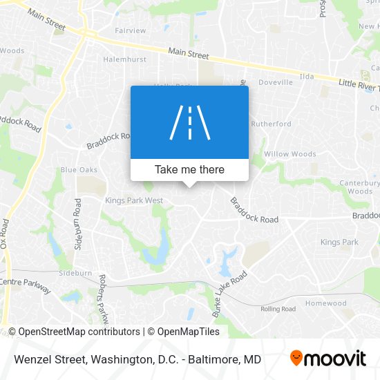 Wenzel Street map