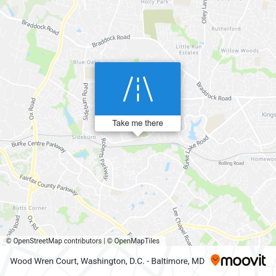Mapa de Wood Wren Court