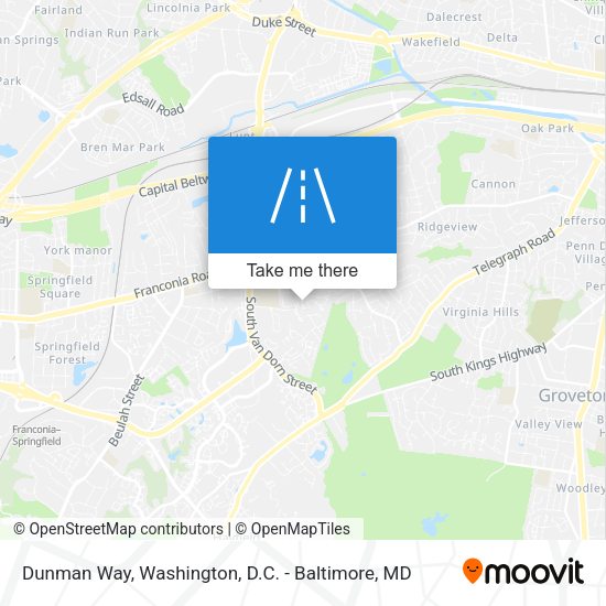 Dunman Way map