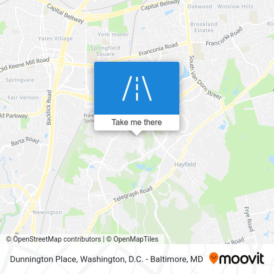 Dunnington Place map