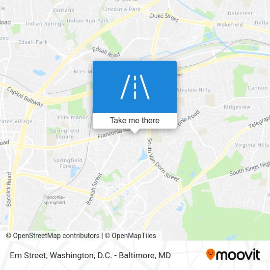 Em Street map