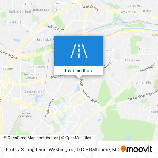 Embry Spring Lane map