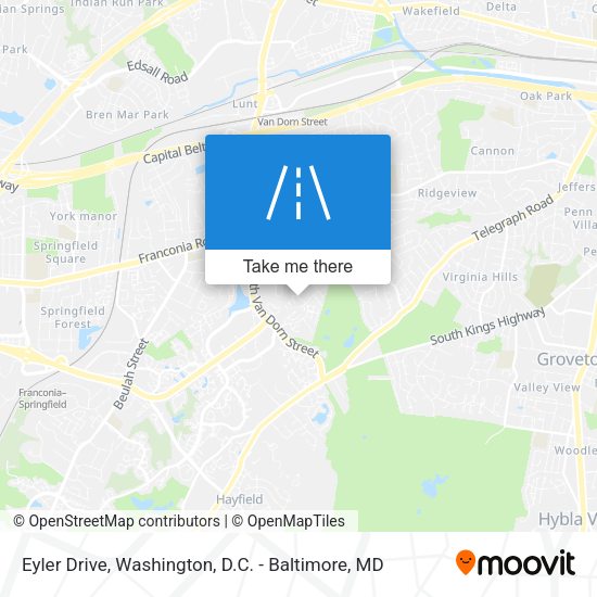 Eyler Drive map