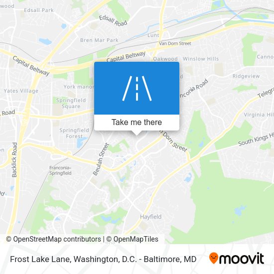 Mapa de Frost Lake Lane