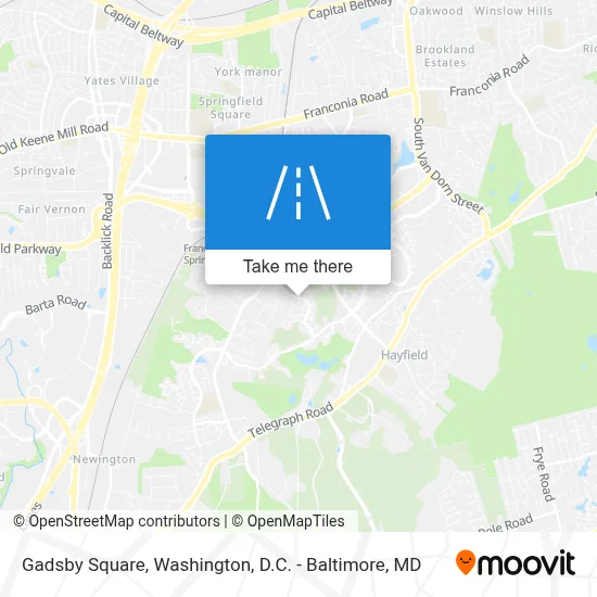 Gadsby Square map