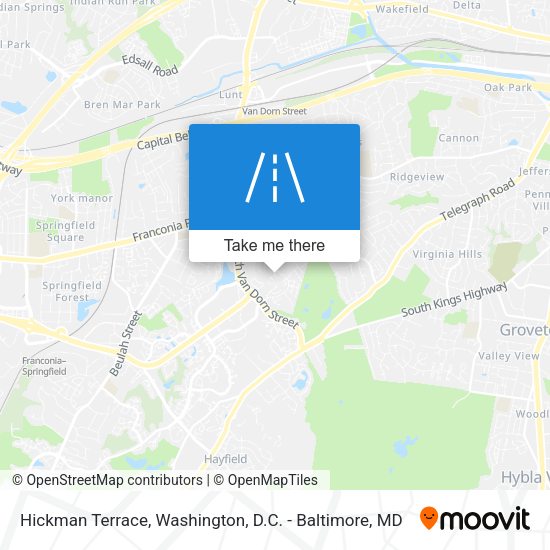 Mapa de Hickman Terrace