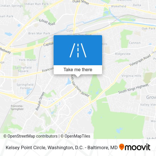 Mapa de Kelsey Point Circle