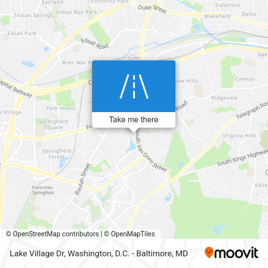 Lake Village Dr map