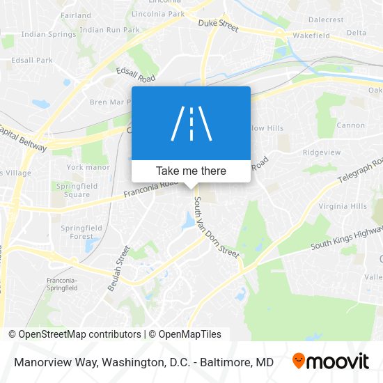 Mapa de Manorview Way