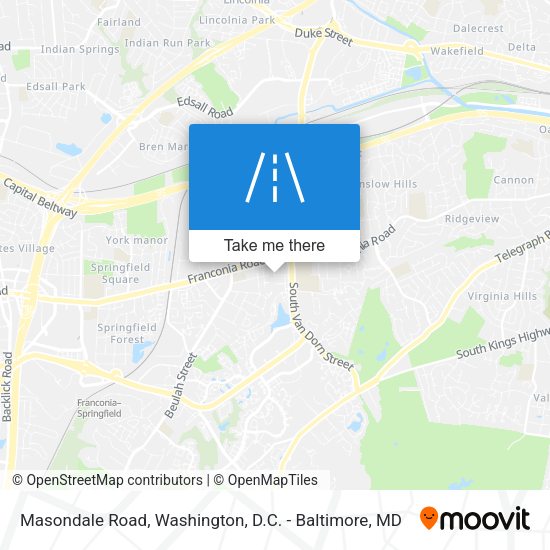 Mapa de Masondale Road